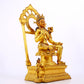 A majestic gilt bronze statue of Tara