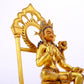 A majestic gilt bronze statue of Tara