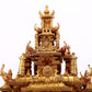 A stunning gilt bronze altar