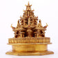 A stunning gilt bronze altar