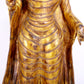 A majestic gilt bronze statue of Sakyamuni