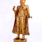 A majestic gilt bronze statue of Sakyamuni