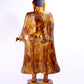 A majestic gilt bronze statue of Sakyamuni