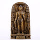 A solemn alloy copper statue of Gautama Buddha