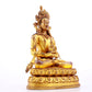 A solemn gilt bronze statue of Amitayus Buddha inlaid with hundreds of treasures