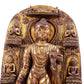 A majestic gilt bronze statue of Sakyamuni