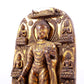 A majestic gilt bronze statue of Sakyamuni