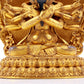 A majestic gilt bronze statue of the Buddha