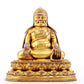 A majestic gilt bronze statue of Tsongkhapa