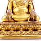 A majestic gilt bronze statue of Tsongkhapa