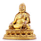 A majestic gilt bronze statue of Tsongkhapa