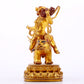 A majestic gilt bronze statue of the auspicious beast