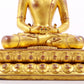 A majestic gilt bronze statue of Amitayus Buddha