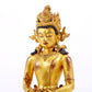 A majestic gilt bronze statue of Amitayus Buddha