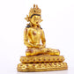 A majestic gilt bronze statue of Amitayus Buddha