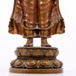 A solemn alloy copper statue of Gautama Buddha