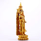 A majestic gilt bronze statue of Tara