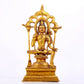 A majestic gilt bronze statue of green Tara