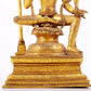 A majestic gilt bronze statue of green Tara