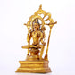 A majestic gilt bronze statue of green Tara