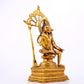 A majestic gilt bronze statue of green Tara