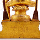 A majestic gilt bronze statue of green Tara