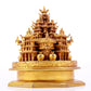 A stunning gilt bronze altar ornament