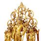 A majestic gilt bronze statue of Tara