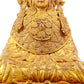 A solemn gilt bronze Bodhisattva with six-character inscription Qianlong