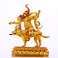 A majestic gilt bronze animal ornament