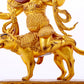 A majestic gilt bronze animal ornament