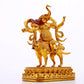 A majestic gilt bronze animal ornament