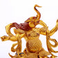 A majestic gilt bronze animal ornament