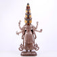 A majestic gilt bronze and silver statue of Avalokitesvara with Thousand Arms