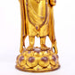 A majestic gilt bronze statue of Guanyin