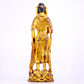 A majestic gilt bronze statue of Guanyin