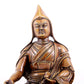 A majestic bronze statue of Tsongkhapa