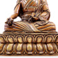 A majestic bronze statue of Tsongkhapa