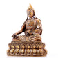 A majestic bronze statue of Tsongkhapa