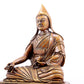 A majestic bronze statue of Tsongkhapa