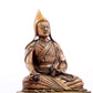 A majestic bronze statue of Tsongkhapa