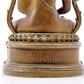 A solemn alloy copper Buddha statue