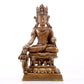 A solemn alloy copper Buddha statue