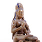 A solemn alloy copper Buddha statue