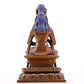 A solemn alloy copper Buddha statue