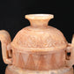 An Archaic White Jade 'Animal Mask' Tripod Censer And Cover