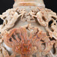 An Archaic White Jade 'Auspicious Cloud& Dragon' Vase And Cover