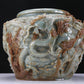 An Archaic Celadon-White Jade 'Auspicious Cloud& Dragon' Brushwasher