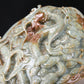 An Archaic Celadon-White Jade 'Auspicious Cloud& Dragon' Brushwasher