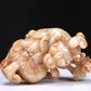 An Excellent White Jade Auspicious Beast